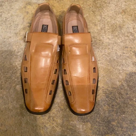 The original Stacy Adams Sandal (Cel) Stacy Adams Sandal Printed Leather Closed Weave Closed Toe  main image 4